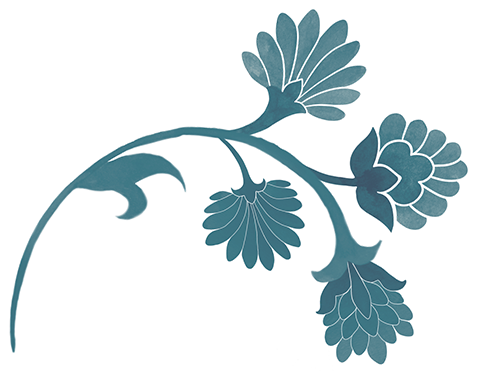 blue flowers poem